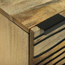 Natskab 2 pcs Naturfarvet 40 x 33 x 46 cm Konstrueret træ