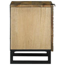 Natskab 2 pcs Naturfarvet 40 x 33 x 46 cm Konstrueret træ