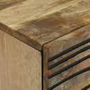 Natskab 2 pcs Naturfarvet 40 x 33 x 46 cm Konstrueret træ
