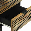 Natskab 2 pcs Naturfarvet 40 x 33 x 46 cm Konstrueret træ