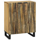 Sideboard Naturfarvet 60 x 33,5 x 75 cm Massivt mangotræ
