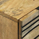 Sideboard med skuffe Brun 60 x 33.5 x 75 cm Massivt mangotræ
