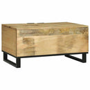 Sofabord Naturfarvet 80 x 50 x 40 cm Konstrueret træ