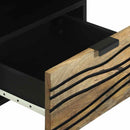 Natskab 2 pcs Naturfarvet 40 x 33 x 46 cm Konstrueret træ
