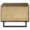 Sofabord Naturfarvet 100 x 54 x 40 cm Konstrueret træ