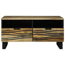 Sofabord Naturfarvet 80 x 54 x 40 cm Konstrueret træ