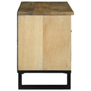 TV Enheder med skuffe Brun 80 x 33 x 46 cm Konstrueret træ