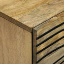 Sideboard med skuffe Brun 40 x 33 x 75 cm Massivt mangotræ
