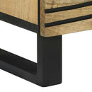 Sideboard med skuffe Brun 40 x 33 x 75 cm Massivt mangotræ