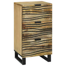 Sideboard med skuffe Brun 40 x 33 x 75 cm Massivt mangotræ