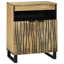 Sideboard med skuffe Brun 60 x 33 x 75 cm Massivt mangotræ