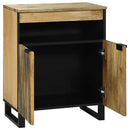 Sideboard med skuffe Brun 60 x 33 x 75 cm Massivt mangotræ