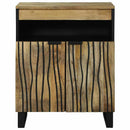 Sideboard med skuffe Brun 60 x 33 x 75 cm Massivt mangotræ