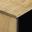 Sideboard Brun 80 x 33 x 75 cm Massivt mangotræ