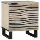 Natskab 2 pcs Hvid 40 x 33 x 46 cm Konstrueret træ