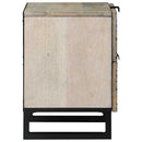 Natskab 2 pcs Hvid 40 x 33 x 46 cm Konstrueret træ