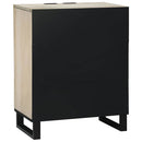 Sideboard Hvid 60 x 33,5 x 75 cm Massivt mangotræ