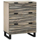 Sideboard med skuffe Hvid 60 x 33.5 x 75 cm Massivt mangotræ