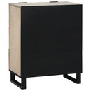 Sideboard med skuffe Hvid 60 x 33.5 x 75 cm Massivt mangotræ