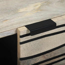 Sofabord Hvid 80 x 50 x 40 cm Konstrueret træ