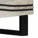 Sofabord Hvid 80 x 50 x 40 cm Konstrueret træ