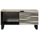 Sofabord Hvid 80 x 50 x 40 cm Konstrueret træ