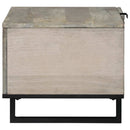 Sofabord Hvid 80 x 50 x 40 cm Konstrueret træ