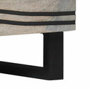 Sofabord Hvid 80 x 50 x 40 cm Konstrueret træ