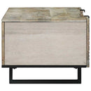 Sofabord Hvid 100 x 54 x 40 cm Konstrueret træ
