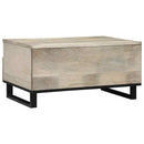 Sofabord Hvid 80 x 54 x 40 cm Konstrueret træ
