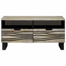 Sofabord Hvid 80 x 54 x 40 cm Konstrueret træ