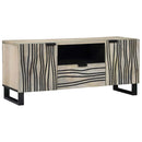 TV Enheder med skuffe Hvid 105 x 33 x 46 cm Konstrueret træ