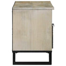 TV Enheder med skuffe Hvid 105 x 33 x 46 cm Konstrueret træ
