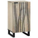 Sideboard Hvid 40 x 33 x 75 cm Massivt mangotræ