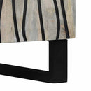 Medieopbevaringsskabe & -reoler Hvid og sort 60 x 33 x 75 cm