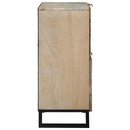 Sideboard Hvid 80 x 33 x 75 cm Massivt mangotræ
