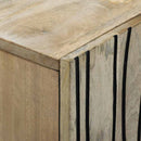 Skab Hvid 90 x 33 x 75 cm Massivt mangotræ