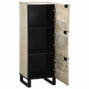 Medieopbevaringsskabe & -reoler Hvid og sort 40 x 33 x 110 cm