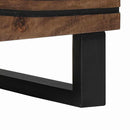 Natskab 2 pcs Valnød 40 x 33 x 46 cm Konstrueret træ
