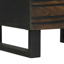 Natskab 2 pcs Valnød 40 x 33 x 46 cm Konstrueret træ