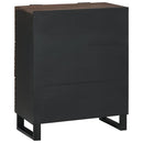 Sideboard med skuffe Brun 60 x 33.5 x 75 cm Massivt mangotræ