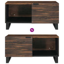 Sofabord Valnød 80 x 50 x 40 cm Konstrueret træ