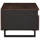 Sofabord Valnød 80 x 54 x 40 cm Konstrueret træ