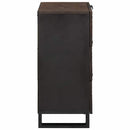 Sideboard med skuffe Brun 40 x 33 x 75 cm Massivt mangotræ