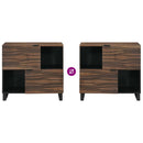 Sideboard Brun 80 x 33 x 75 cm Massivt mangotræ