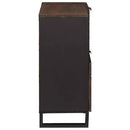 Sideboard Brun 80 x 33 x 75 cm Massivt mangotræ