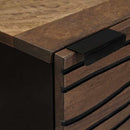Highboard Brun 40 x 33 x 110 cm Massivt mangotræ