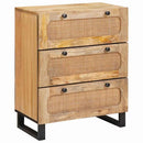 Sideboard Brun 60 x 33 x 75 cm Massivt mangotræ