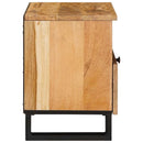 Natskab 2 pcs Naturfarvet 40 x 33 x 46 cm Massivt mangotræ