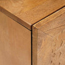 Natskab 2 pcs Lys Brun 80 x 50 x 40 cm Konstrueret træ